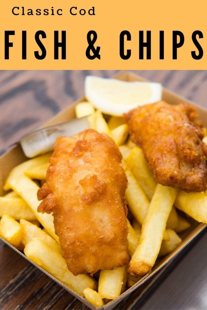 Classic Cod Fish & Chips - Fresh Fish Fast
